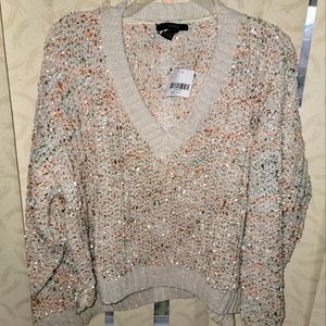 Forever 21 Speckled Oversized Sweater sz L NWT